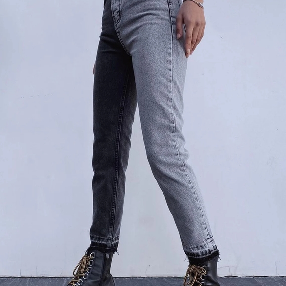 Women's High Waist Two Tone Color - Picture 2 of 5